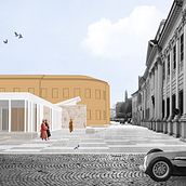 Verifying the learning: collages for the courses at the University. 3D, Architecture, Interior Architecture, Collage, and Digital Drawing project by Marley D'Amore - 07.18.2020