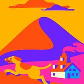In the grasslands. Traditional illustration, Digital Illustration, and Vector Illustration project by E. Alarcón - 12.26.2020