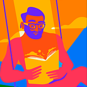 The flashlight book. Digital Illustration, and Vector Illustration project by E. Alarcón - 12.26.2020
