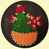 Mi Proyecto del curso: Técnicas básicas de bordado: puntadas, composiciones y gamas cromáticas. Un proyecto de Bordado de Laura Rodriguez - 26.12.2020
