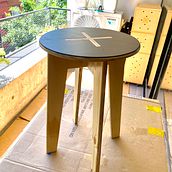 Mi Taburete. Woodworking & Interior Design project by Karina Guevara - 12.26.2020