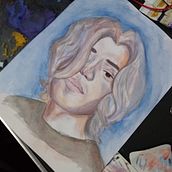 Mi Proyecto del curso: Retrato artístico en acuarela Ein Projekt aus dem Bereich  von Victoria Lizbeth Rojas Guzmán - 26.12.2020