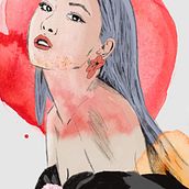 Mi Proyecto del curso: Retrato ilustrado con Procreate. Een project van  van Daniela Inostroza - 20.12.2020