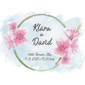 Botanical Illustration with Watercolors: Wedding invitation. Traditional illustration, Fine Arts, Painting, Drawing, Watercolor Painting, and Botanical Illustration project by Klára Sýkorová - 06.12.2021