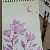 Camille's project in Modern Watercolor Techniques course. Watercolor Painting project by Camille Leung - 12.27.2020