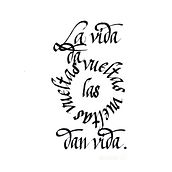 Mi Proyecto del curso: Introducción a la caligrafía itálica. Calligraph project by Carmen Cobo Musatadi - 12.27.2020