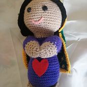 Mi Proyecto del curso: Amigurumi: Creación de una muñequita de la Virgen de Guadalupe. Fiber Arts project by lizet_leal - 12.28.2020