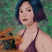 Mi Proyecto del curso: Retratos digitales de fantasía con Photoshop. Un projet de Illustration traditionnelle de Sofia Ochoa - 28.11.2020