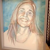 My project in Artistic Portrait with Watercolors course. Een project van Aquarelschilderen van diasllantonio - 29.12.2020