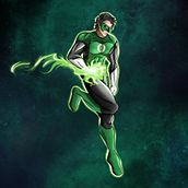Proyecto final para el curso, Linterna Verde.. Character Design, Comic, and Digital Illustration project by Santiago Jaramillo - 12.28.2020