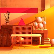 My project in Abstract Compositions with Cinema 4D course - Natalia Marcinkiewicz. 3D, 3D Modeling, 3D Design, and Digital Painting project by Natalia Marcinkiewicz - 12.28.2020