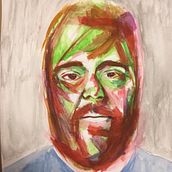 My project in Artistic Portrait with Watercolors course. Desenho artístico projeto de paolo_r - 28.12.2020