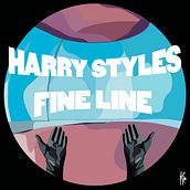 Fine Line Album Merch. Ilustração tradicional projeto de Camila Lozano - 28.12.2020