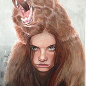 Mi Proyecto del curso: Retrato con lápiz, técnicas de color y Photoshop. Un progetto di Belle arti, Disegno artistico e Disegno di ritratti di Karin Haltenhof - 29.12.2020