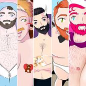 Algunos de mis chicos malos. Un proyecto de Cómic, Diseño de personajes, Ilustración editorial, Ilustración tradicional, Ilustración digital e Instagram de Rafa Aguilar - 29.12.2020