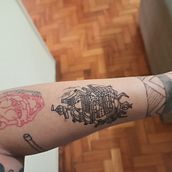 Meu projeto do curso: Tatuagem para principiantes. Een project van  Tatoeageontwerp van V P - 29.12.2020