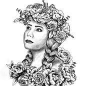My project in Digital Design and Illustration of Tattoos with Procreate course. Digital Illustration, and Tattoo Design project by Ania Jankowski - 12.29.2020