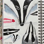 Mein Kursprojekt: Illustrationstechniken, um die Kreativität zu deblockieren. Un proyecto de Pintura a la acuarela, Dibujo artístico, Dibujo a lápiz, Ilustración tradicional e Ilustración con tinta de Günter Jenne - 06.02.2021