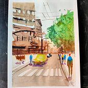 Proyecto final 12202 Ein Projekt aus dem Bereich Aquarellmalerei von elbadelval - 29.12.2020