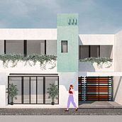 Mi Proyecto del curso: Representación gráfica de proyectos arquitectónicos. Architecture, Digital Architecture & Interior Architecture project by Nadia Colín - 12.18.2020