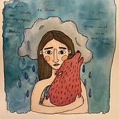 My project in Artistic Illustration: Draw from Your Imagination course. Traditional illustration, Ink Illustration, and Watercolor Painting project by Damiana Femminella - 12.29.2020