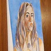 My project in Artistic Portrait with Watercolors course. Un progetto di Pittura ad acquerello di S Shing Lim - 30.12.2020