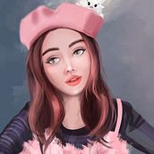 Mi Proyecto del curso: Retratos digitales de fantasía con Photoshop. Ilustração tradicional projeto de Lucía Navarro - 30.12.2020