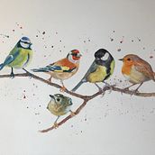 My project in Artistic Watercolor Techniques for Illustrating Birds course. Watercolor Painting project by Nigel Hackett - 12.30.2020