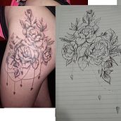 Mi Proyecto del curso: Tatuaje botánico con puntillismo. Pencil Drawing project by Denis Acosta - 12.30.2020