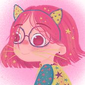love pink. Character Design, Editorial Illustration, Traditional illustration, Digital Illustration, and Children's Illustration project by LeChló - 12.30.2020