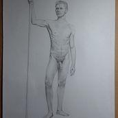Mi Proyecto del curso: Dibujo realista de la figura humana Dibujo de Peter.. Self-Portrait Photograph project by Carlos Alberto Trujillo Ramirez - 12.31.2020