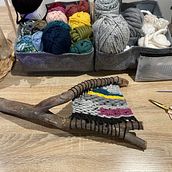 Weaving practice - continuing from Introduction to Tapestry Weaving. Fiber Arts project by Matthew Digby - 12.31.2020
