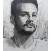 Mi Proyecto del curso: Mi hijo. Traditional illustration, Fine Arts, Sketching, Pencil Drawing, Drawing, Portrait Drawing, Realistic Drawing, Artistic Drawing, and Figure Drawing project by Enrique Enríquez Chaves - 12.31.2020