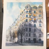 My project in Architectural Sketching with Watercolor and Ink course. Watercolor Painting project by alberto.pasquale2010 - 01.02.2021