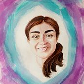 Mi Proyecto del curso: Retrato en acuarela a partir de una fotografía. Un progetto di Pittura ad acquerello di Daniela Sanhueza Caba - 31.12.2020