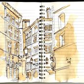 watercolor - various things. Watercolor Painting project by Elise Lesueur - 01.01.2021