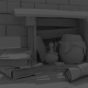 Mi Proyecto del curso: Modelado cartoon de bodegones con Maya. 3D projeto de Pablo Figueroa San Martín - 01.01.2021