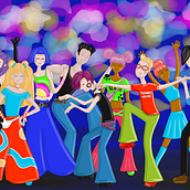 Dance2Trance. Fine Arts, Digital Illustration, Editorial Illustration, and Traditional illustration project by danja - 01.02.2021