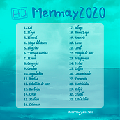 Mermay 2020. Un proyecto de Diseño de personajes, Ilustración tradicional e Ilustración digital de Marina García - 01.01.2021