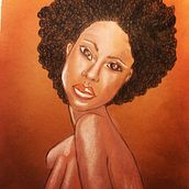 Afro. Traditional illustration project by tonyb - 01.02.2021