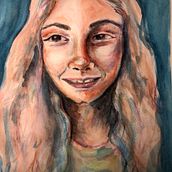Mi Proyecto del curso: Retrato artístico en acuarela. Un proyecto de Bellas Artes de Marsha Bycraft - 02.01.2021