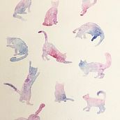My project in Modern Watercolor Techniques course. Watercolor Painting project by Flavia Giorgi - 01.02.2021
