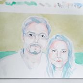 Mi Proyecto del curso: Retrato artístico en acuarela. Een project van Aquarelschilderen van Rubén Alejandro - 02.01.2021