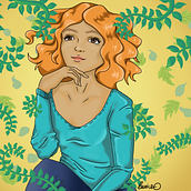 DIBUJO DIGITAL 1. Traditional illustration, and Drawing project by Eunice Juarez Jimenez - 02.10.2023