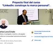 Proyecto final del curso "LinkedIn: construye tu marca personal".. Creativit, Education, Writing, 3D Modeling, and Social Media project by Carlos Luna Criado - 01.15.2021