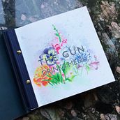 The Gun Summer Drinks Menu. Projekt z dziedziny Projektowanie graficzne użytkownika Katie Westbrook - 01.07.2019
