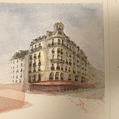 My project in Architectural Sketching with Watercolor and Ink course. Un progetto di Architettura di Alberto de Simone - 03.01.2021