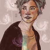 Mi Proyecto del curso: Retrato ilustrado con Procreate . % saloro tarafından hazırlanan Güzel sanatlar, Ve Portre Çizimi projesi - 01.03.2021