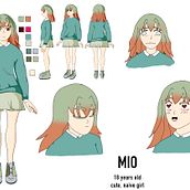 My project in Creation of Manga Characters course. Manga project by Sofia Denise - 01.04.2021
