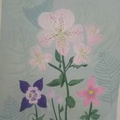 My project in Botanical Painting with Acrylic course. Botanical Illustration project by Lina Ibañez - 01.04.2021